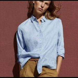 Uniqlo Linen Blend Shirt